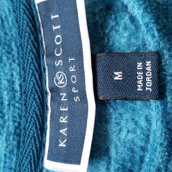 NWOT Karen Scott Fleece top - Picture 4 of 5